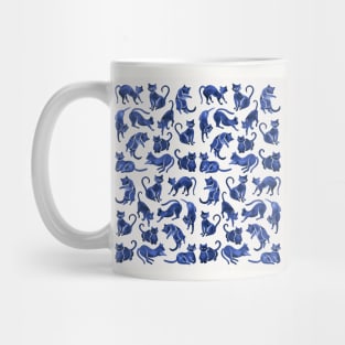 navy cat positions Mug